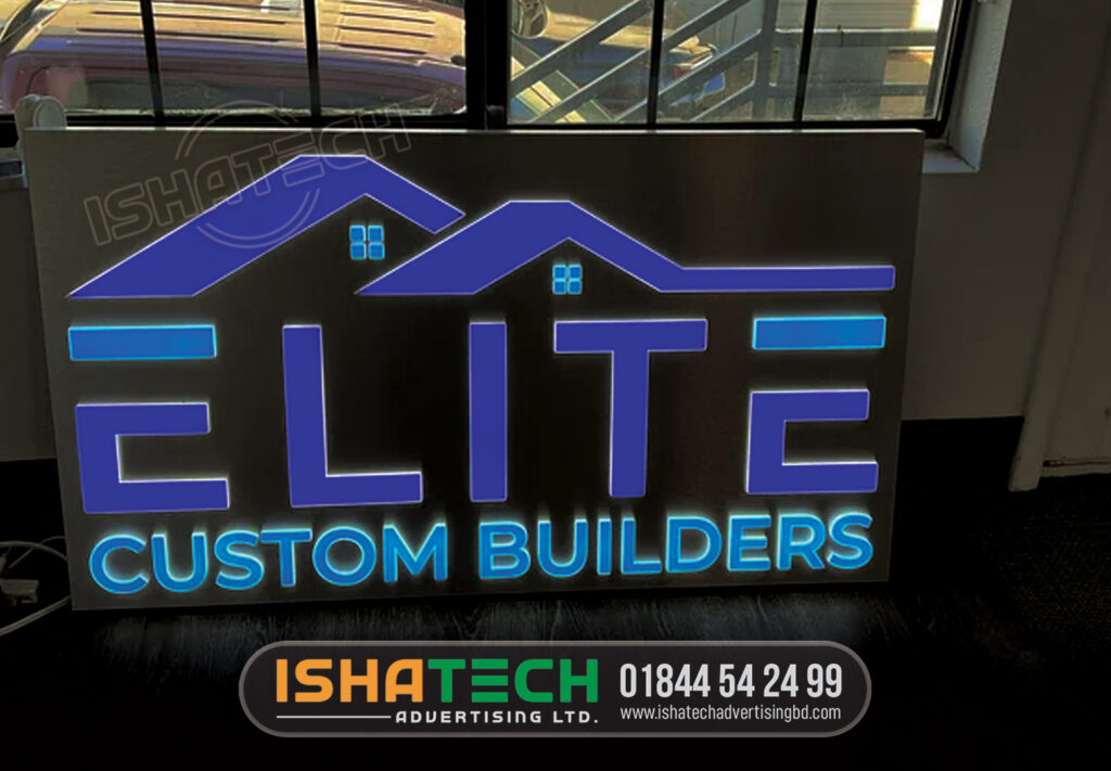 ELITE HOUSE NAMEPLATE, COSTOM BUILDERS COMPANY NAMEPLATE DESIGN MAKING SIGNAGA BD