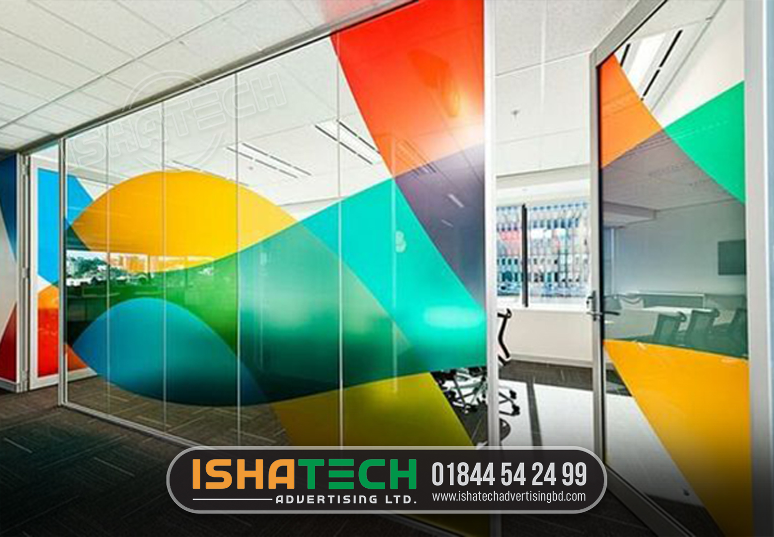 Colour Printing Glass, Digital Printing Tempered Glass for Door,