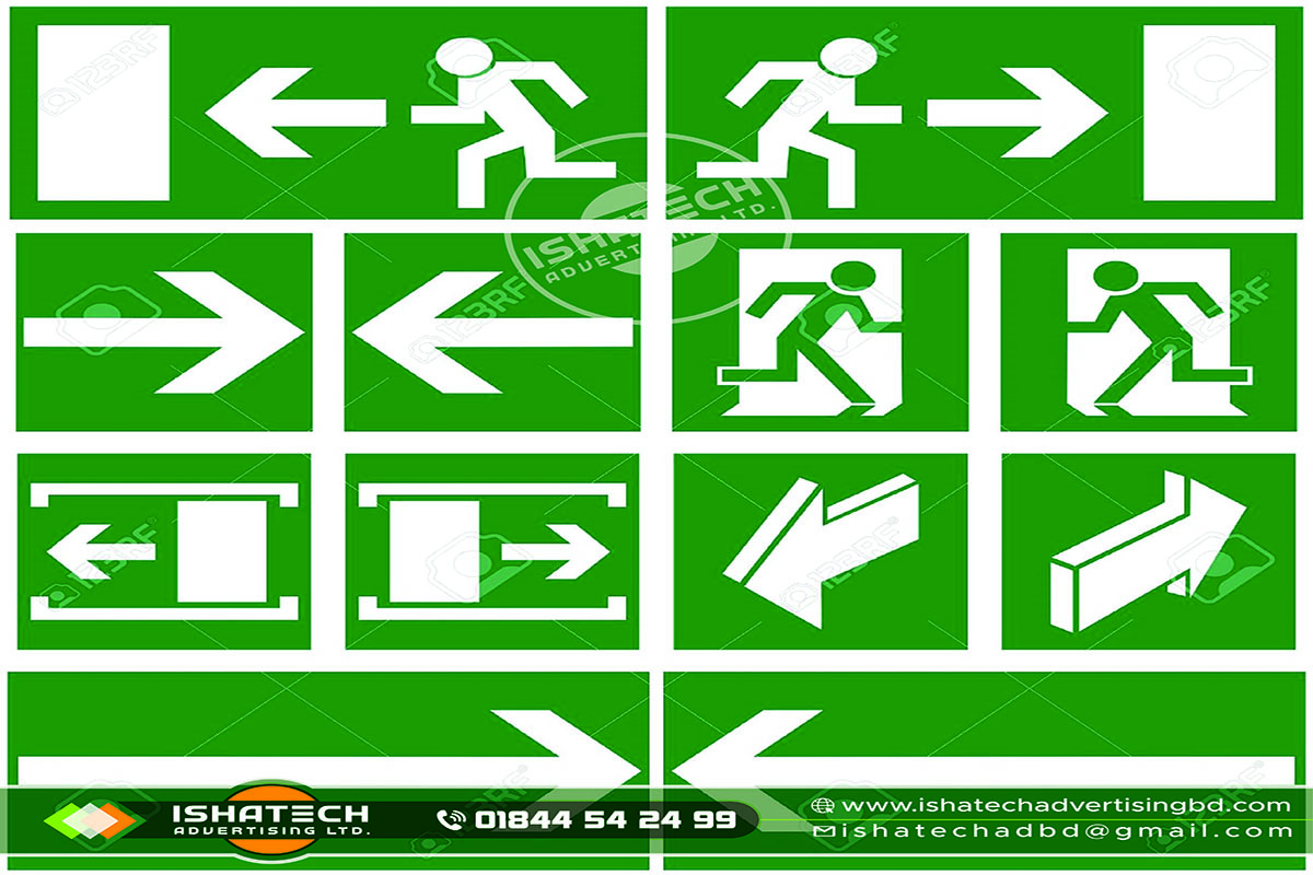 GARMENT DIRECTIONAL SIGNS, SIGNAGE, SIGNS PRINTING