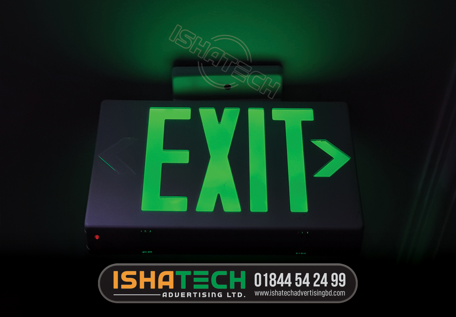 in exit and directional signs making signage bd