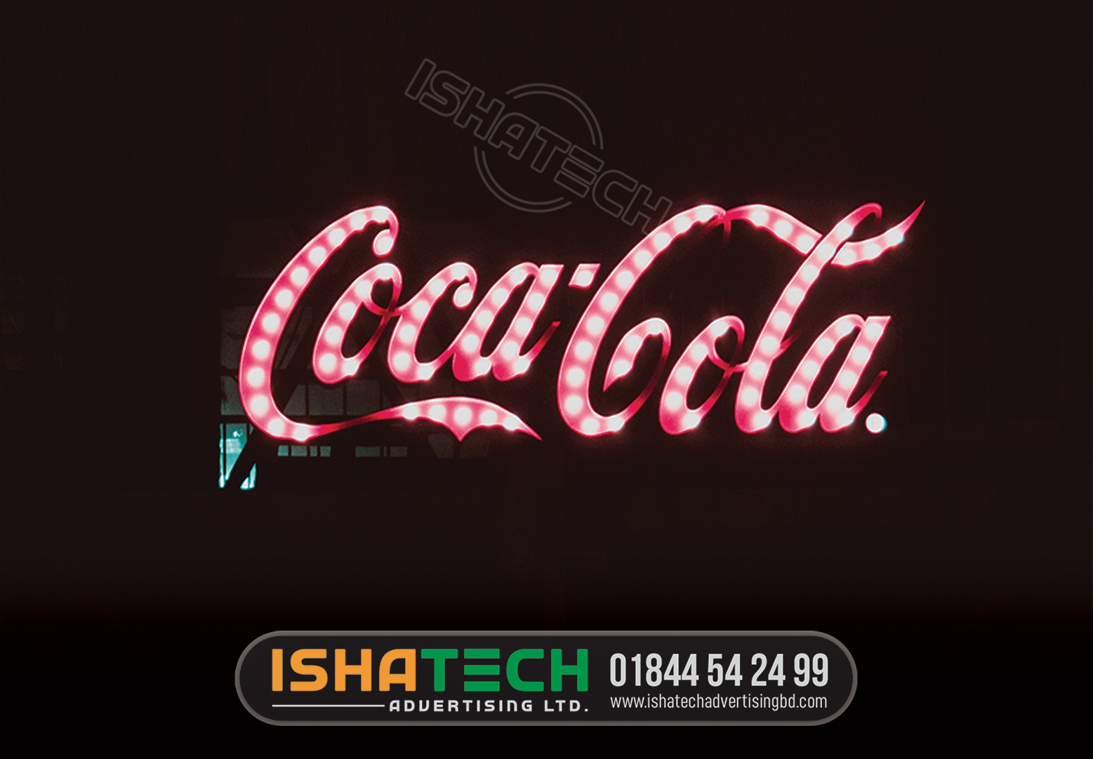 coca cola signboard, signboard advertising agency in bd