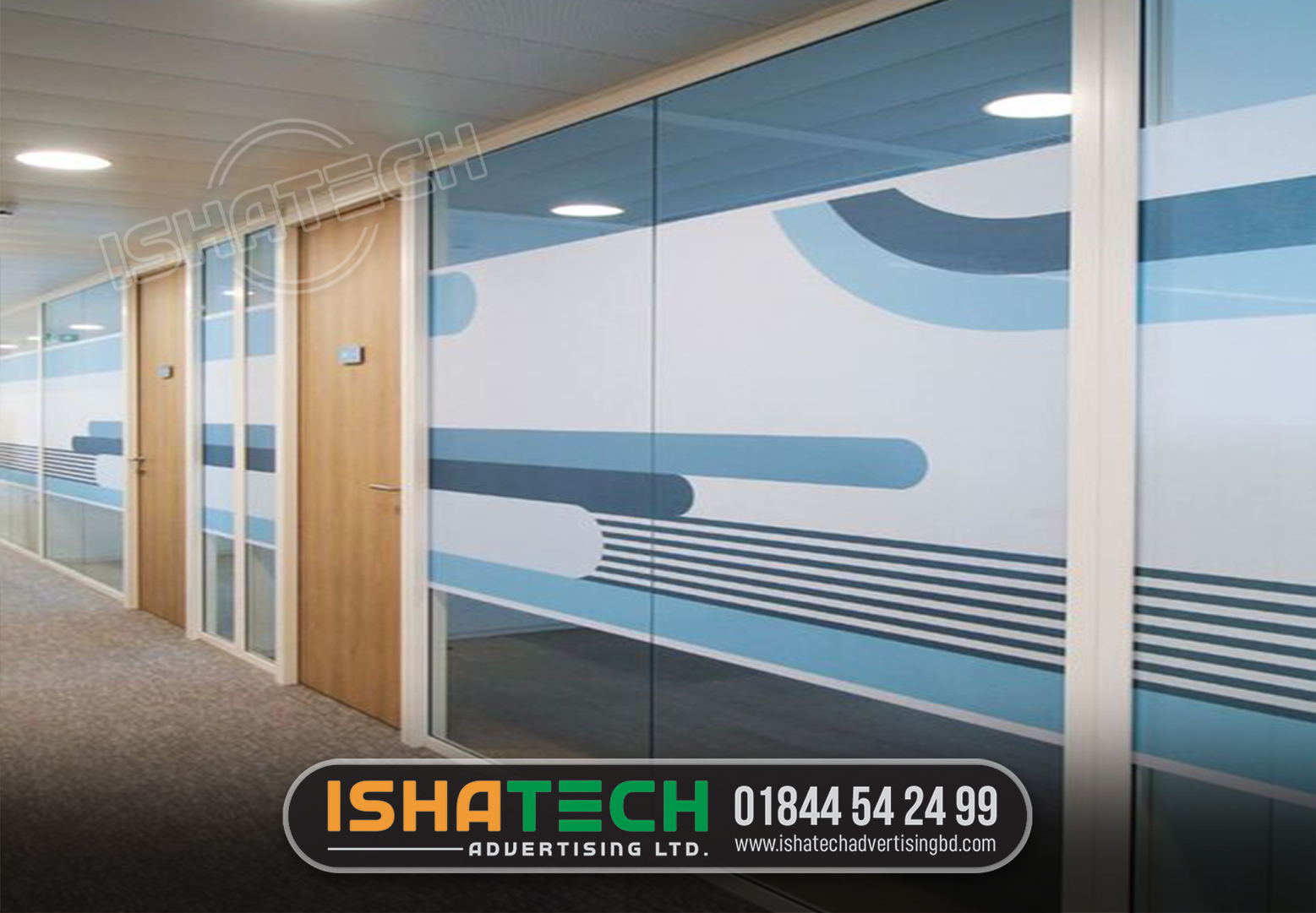 Thai glass partition price in Bangladesh, Interior Soundproof Office Aluminum Glass Partition Wall With Shutter