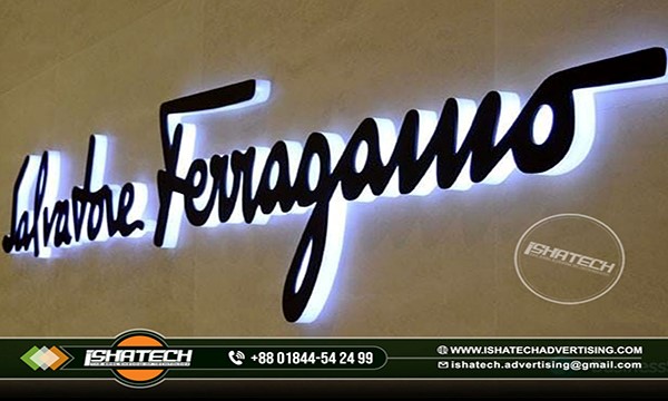 Backlit Acrylic Top Letter 3D Acrylic Channel Letters Sign LED Light Board 3D Acrylic Letter Board LED Light Sign Board Laser Cutting Sign Board 3D Backlit Sign Board LED Module Light Water Proof LED Power Supply Waterproof ACP Branding for Outdoor & Indoor 3D Signage in Bd