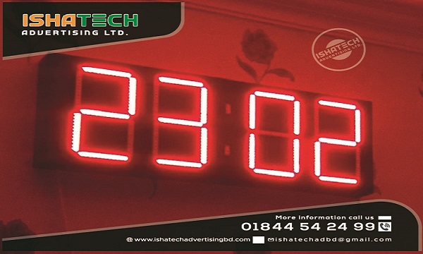 digital led clock, digital wall clock, towe digital clock, big real time clock