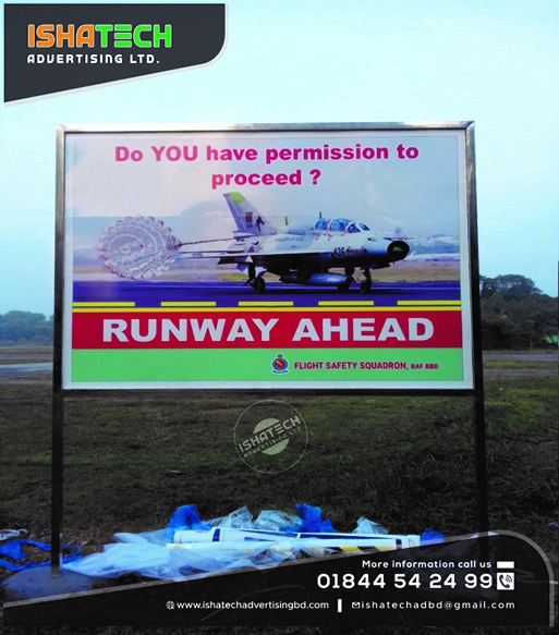 Bangladesh Air Force Outdoor Project Billboard Advertising & Billboard Project Sign Board for Outdoor Project Board Advertising Branding Sign in Bangladesh