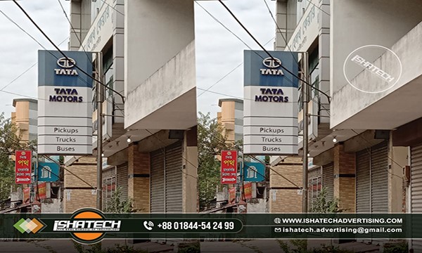 Outlet Silver Color SS Top Letter with SS Signage Branding for Outdoor 3D SS Top Letter Advertising in Bangladesh
