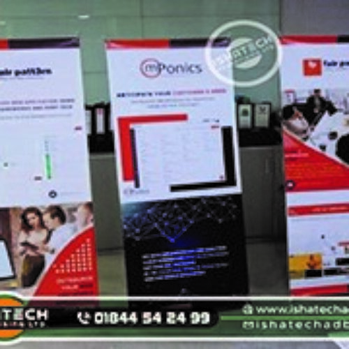 Panaflex Print Pop up X Stand Banner