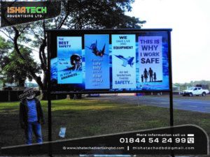 Read more about the article Pylon Sign & Project Signboard with Bangladesh air Force Project Sign Board Making IshaTech for Outdoor Biman Bahini Project Signboard Branding in Bangladesh