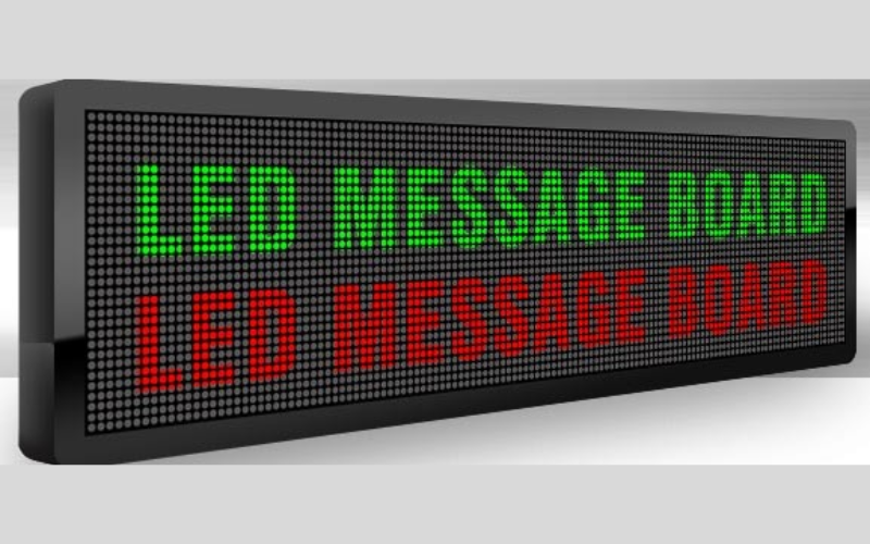 Buy 37 x 133 Outdoor Moving Message Board P10 Scrolling Led Display For  Shop at Lowest Price in India