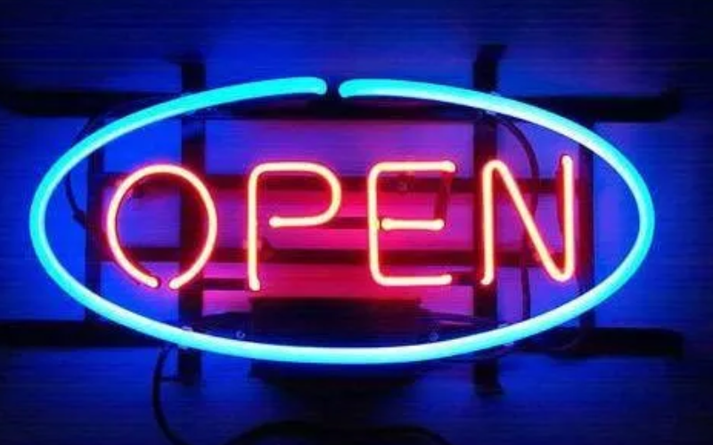 OPEN NEON SIGNS, OFFICE OPEN NEON SIGNS, HOTEL OPEN NEON SIGNS, NEON LIGHTING SIGNAGE DHAKA BANGLADESH