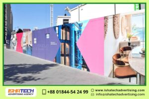 Read more about the article Wall Boundary Signage Fence Printing