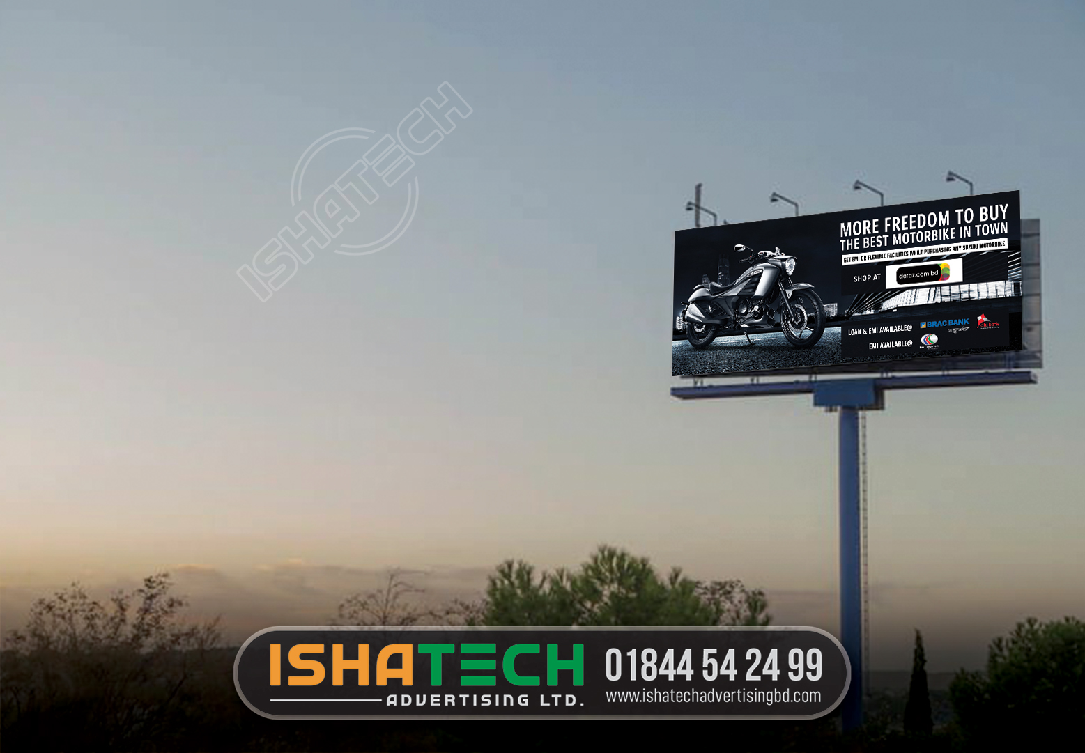 Bangladesh Double & Single Side Outdoor Unipole Billboard Structure Advertising Agency IshaTech Company & Advertising Outdoor Unipole Steel Structure Billboard in Bangladesh. @ Address #Dhaka_Bangladesh @ Terms and Conditions: Three Years Service’s with Materials Warranty. ?Contact us for more information: Cell: 01844 - 542 499, 01844 - 542 498 #P1_LED_Display_Board #P3_LED_Display_Board #Scrolling_LED_Signs #P4_LED_Display_Board #P5_LED_Display_Board #P6_LED_Display_Board #Indoor_LED_Sign #P7_LED_Display_Board #P8_LED_Display_Board #P9_LED_Display_Board #Outdoor_LED_Sign #P10_LED_Display_Board #LED_Sign #LED_Moving_Sign #LED_Display_Board #Programmable_LED_Sign #Outdoor_LED_Displays #Indoor_LED_Display ডিজিটাল বিলবোর্ডের বিজ্ঞাপনের হার প্রতি সেকেন্ডে/মিনিটে, ঢাকায় এবং ঢাকার বা ইরে মহাসড়কের পাশে বিলবোর্ডে বিজ্ঞাপন দিলে বছরে/৬মাসের ভাড়া কত ? বিস্তারিত জানতে চাই। ডিজিটাল মুভিং বিলবোর্ড : LED বিজ্ঞাপন ক্যারাভান ভাড়া, ডিজিটাল মুভিং বিলবোর্ডে আপনার ব্র্যান্ডের প্রচার করুন। LED বিজ্ঞাপন ক্যারাভান ভাড়া করুন এবং সারা দেশে আপনার ব্যবসার প্রচার করুন। ডিজিটাল বাণিজ্যিক বিজ্ঞাপন বহিরঙ্গন ভাড়া LED ডিসপ্লে বিলবোর্ড. বিমানবন্দর ডিপ P10mm নেতৃত্বে ডিজিটাল বিলবোর্ড বিজ্ঞাপন, ভাড়া ইনডোর LED ডিসপ্লে বোর্ড P4 ছোট স্টেজ LED ডিজিটাল, প্যানেল ডিজিটাল সাইনেজ বিলবোর্ড জলরোধী ভিডিও প্রাচীর ভাড়া, ইনডোর ভাড়া এলইডি ডিসপ্লে ওয়াল P3.91 মিমি নেতৃত্বে ডিজিটাল, প্রোগ্রামেবল পি 4 নমনীয় এলইডি কার্টেন সম্পূর্ণ রঙের, থ্রী ডি ডিজিটাল বিলবোর্ড,