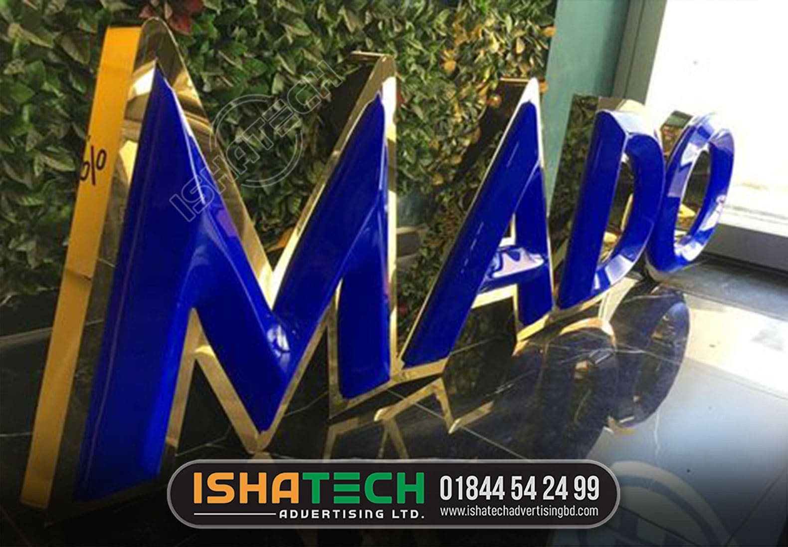 MADO SS LETETR NAME SIGNS, BEST LED SIGN BD, LETTER MAKING COMPANY IN DHAKA BD