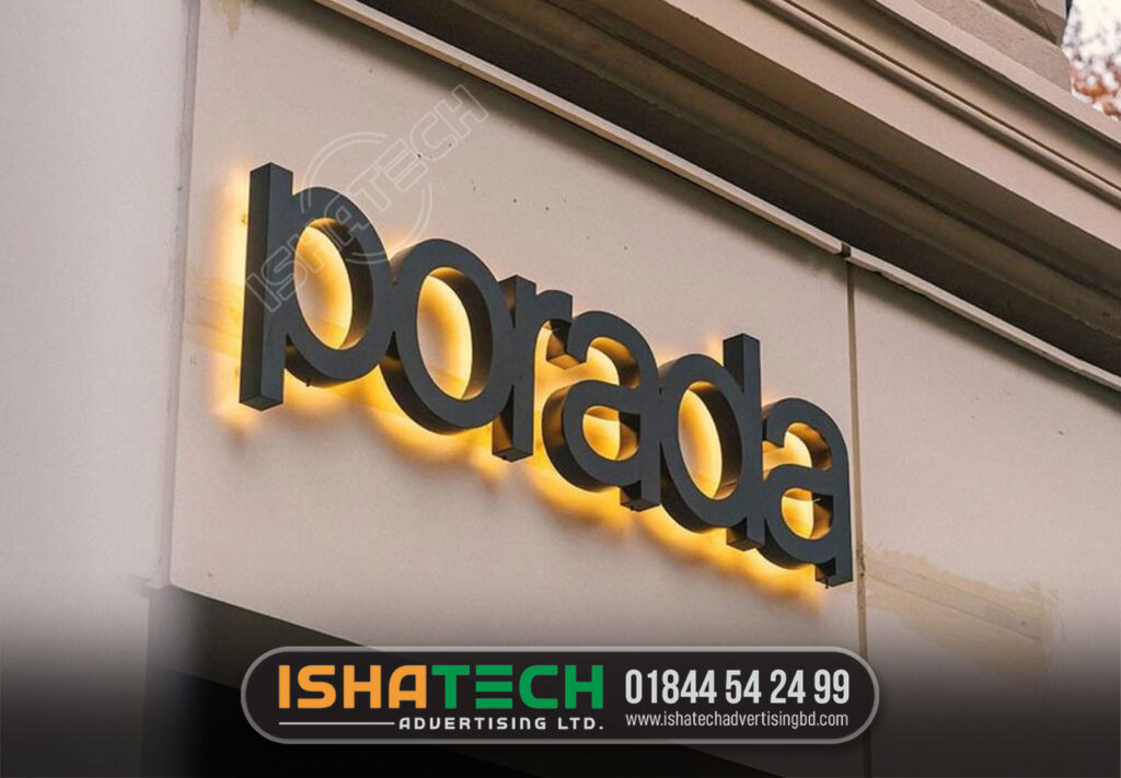 PORADA ACRYLIC BACKLIGHT LETTER SIGNAGE BD, OFFICE SIGNAGE