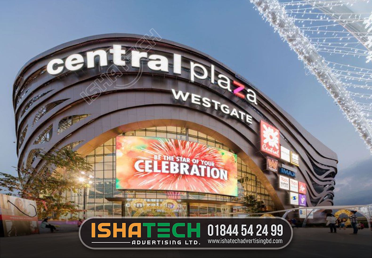 CSC CENTRAL PLAZA LETTER AND PROFILE SIGNBOARD MAKING BY ISHATECH ADVERTISING LTD, CSD INDOOR SIGNAGE, CSD OUTDOOR INTERIOR DESIGN BD