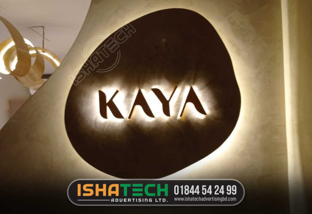 KAYA GOLDEN LETTER, GOLDEN LETTER NAMEPLATE BD, BACKLIGHT GOLDEN LETTER NAMEPLATE SIGNAGE BD. led sign board bd led sign board price in bangladesh pvc sign board price in bangladesh digital sign board price in bangladesh ishatech advertising ltd acrylic sign board price in bangladesh neon sign bangladesh led display board suppliers in bangladesh