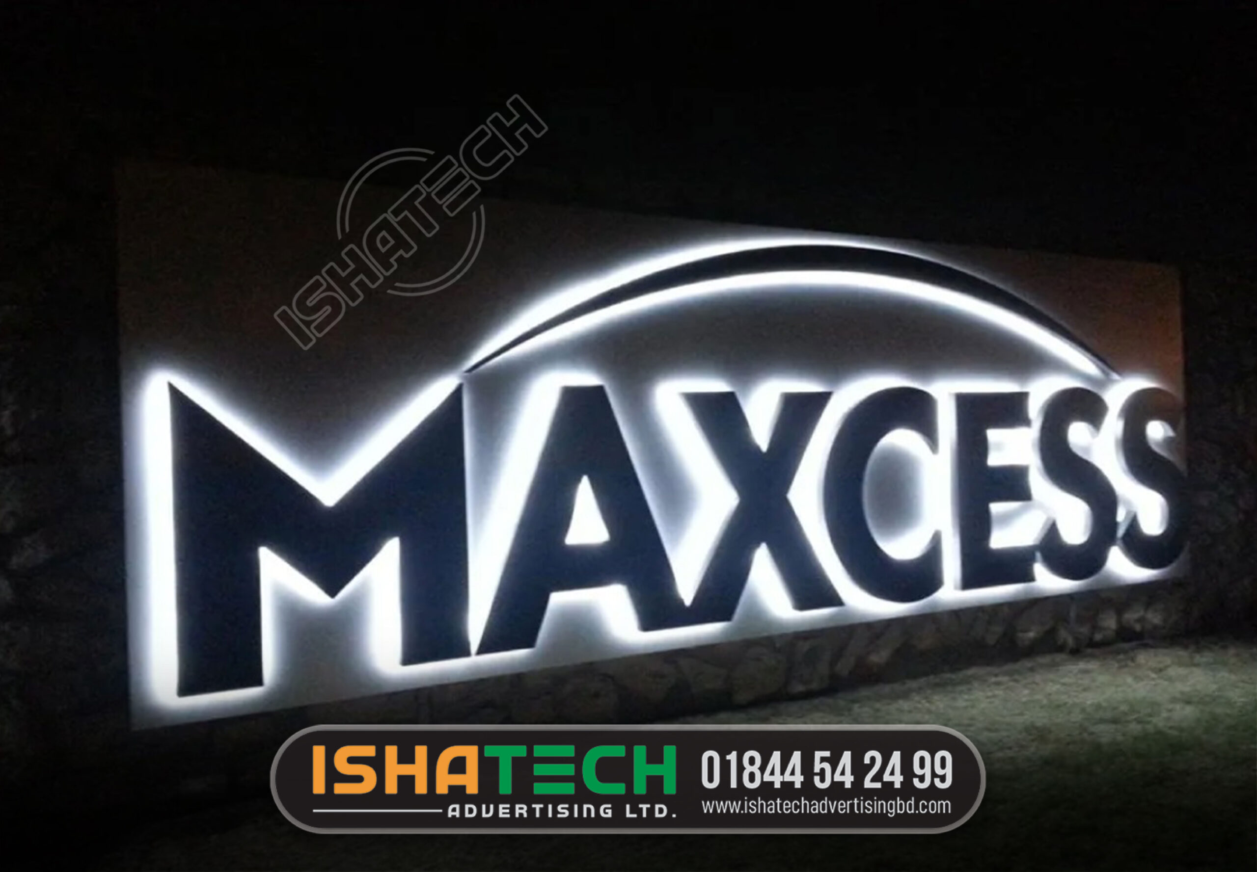 MAXCESS ACRYLIC BACKLIGHT LETTER SIGNAGE, Maxcess International Taps Electremedia for New Signage, Acrylic Backlit Letter Signage, LED Acrylic Letter Sign Wholesale Manufacturer.