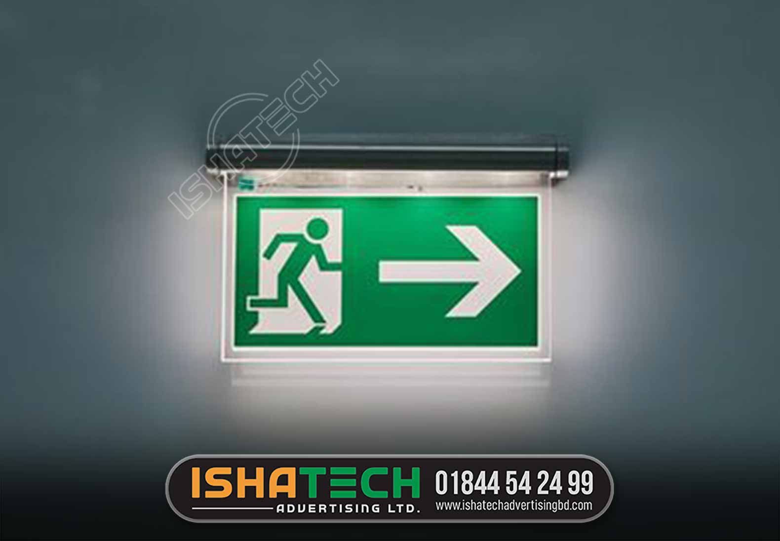 EXIT DIRECTIONAL LED SIGNBOARD MAKING IN BD