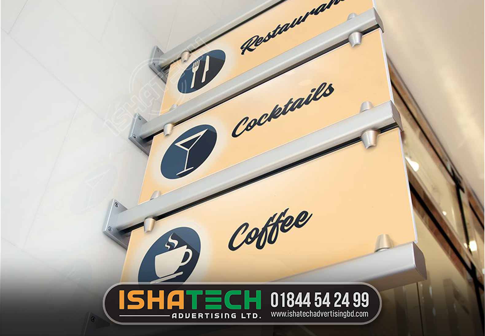 coffee shop outdoor signage maker in bangladesh