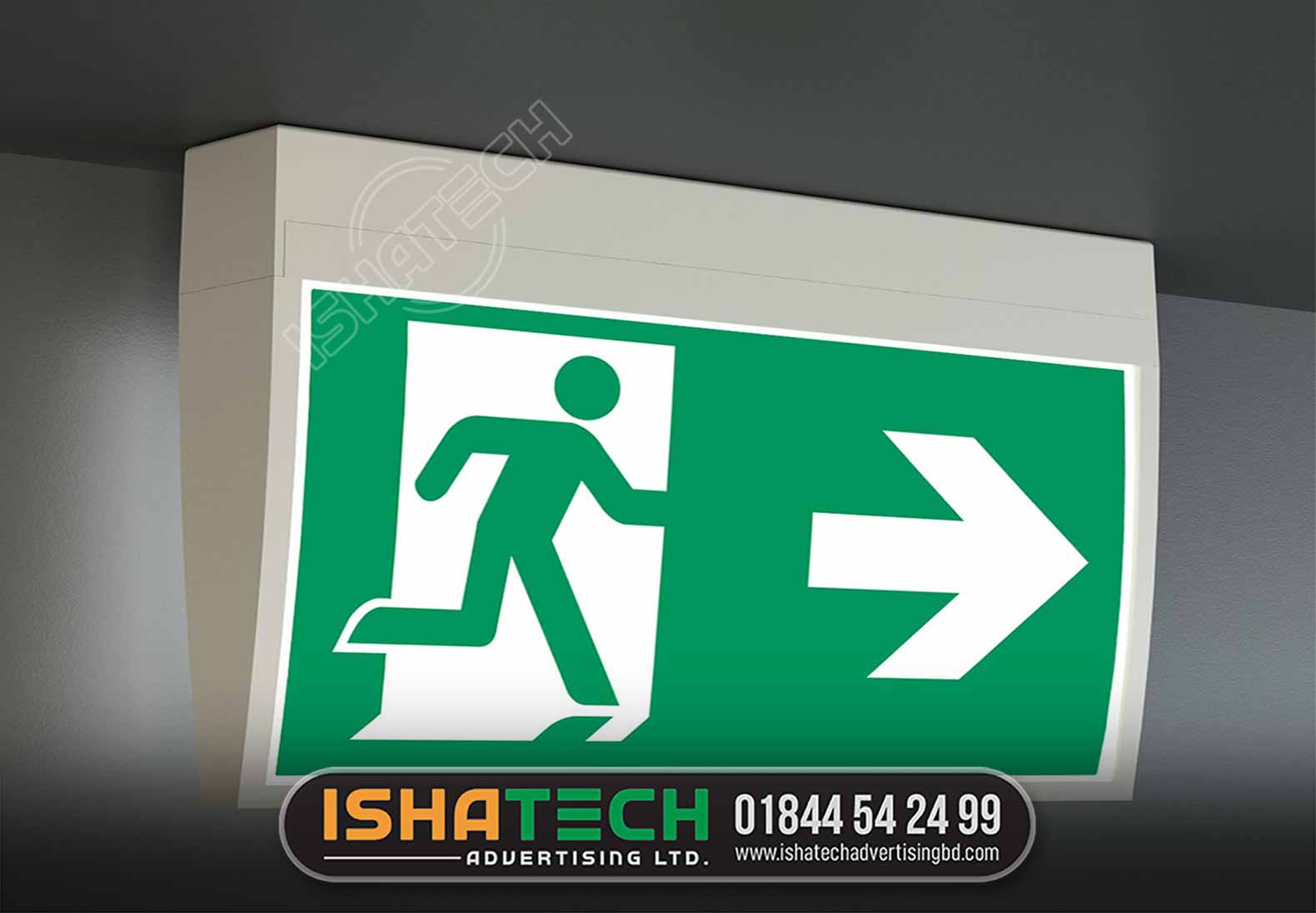 EMERGENCY EXIT NAME PLATE FOR HOSPITAL