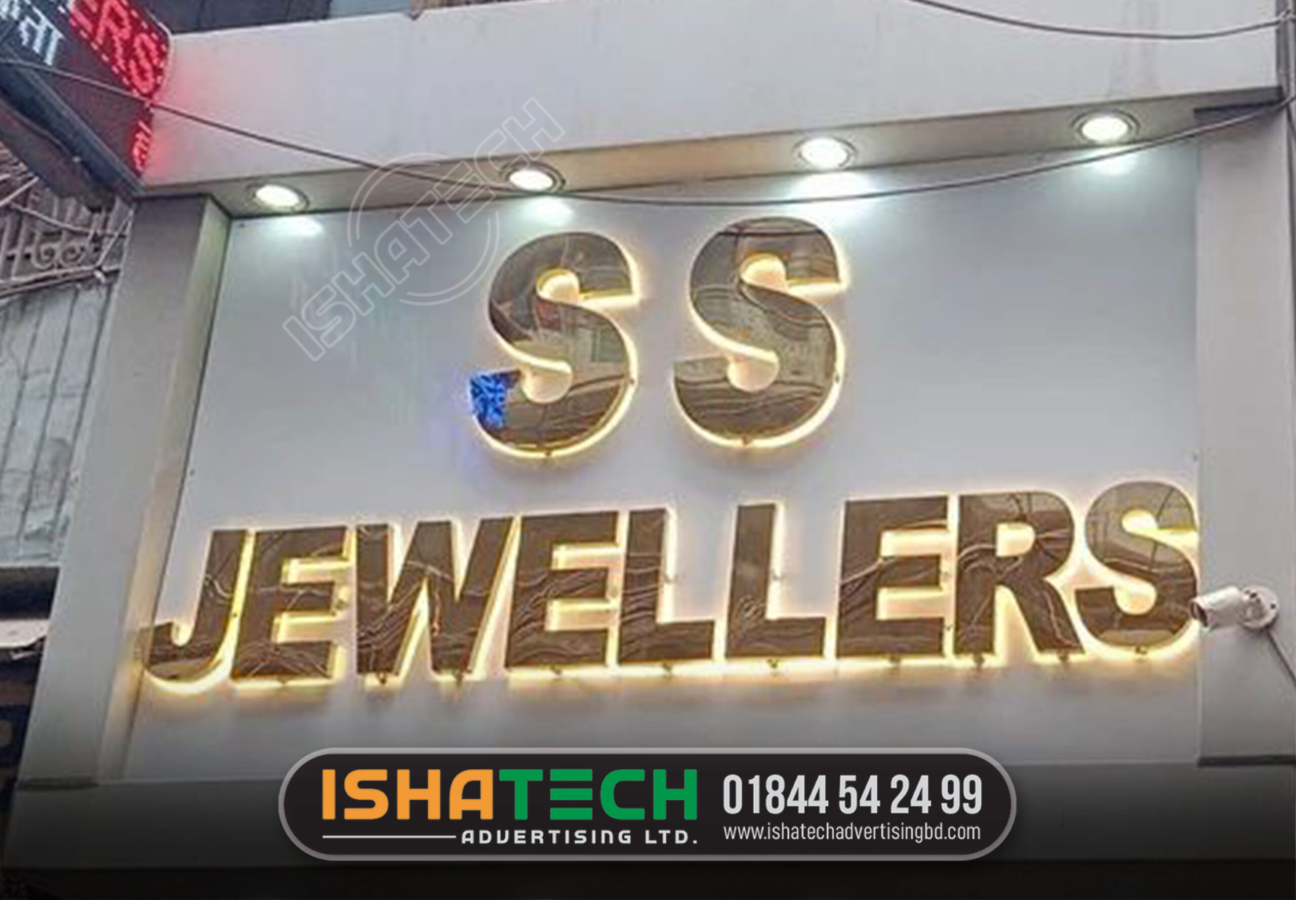 Stainless Steel Letters' Signboard Manufacturer | Mirpur