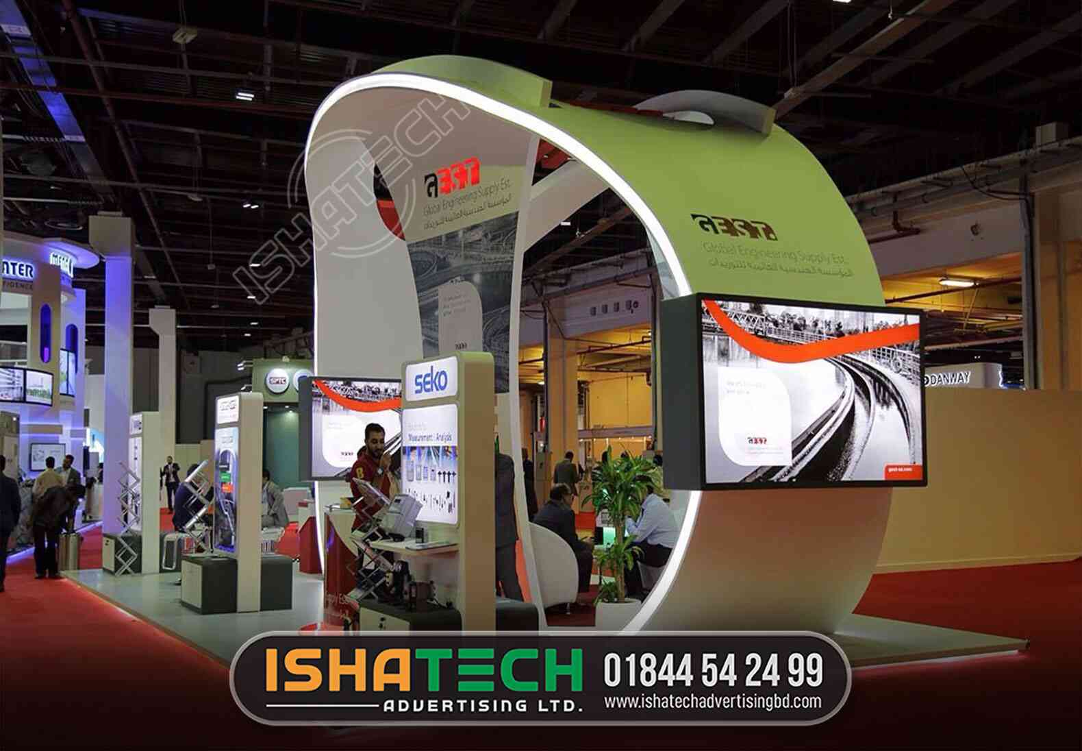 Exhibition Stall Fabrication | Fair Stall Stand Builder | Trade Fair | Booth Contractors & Stall Design Company In Dhaka, Bangladesh.