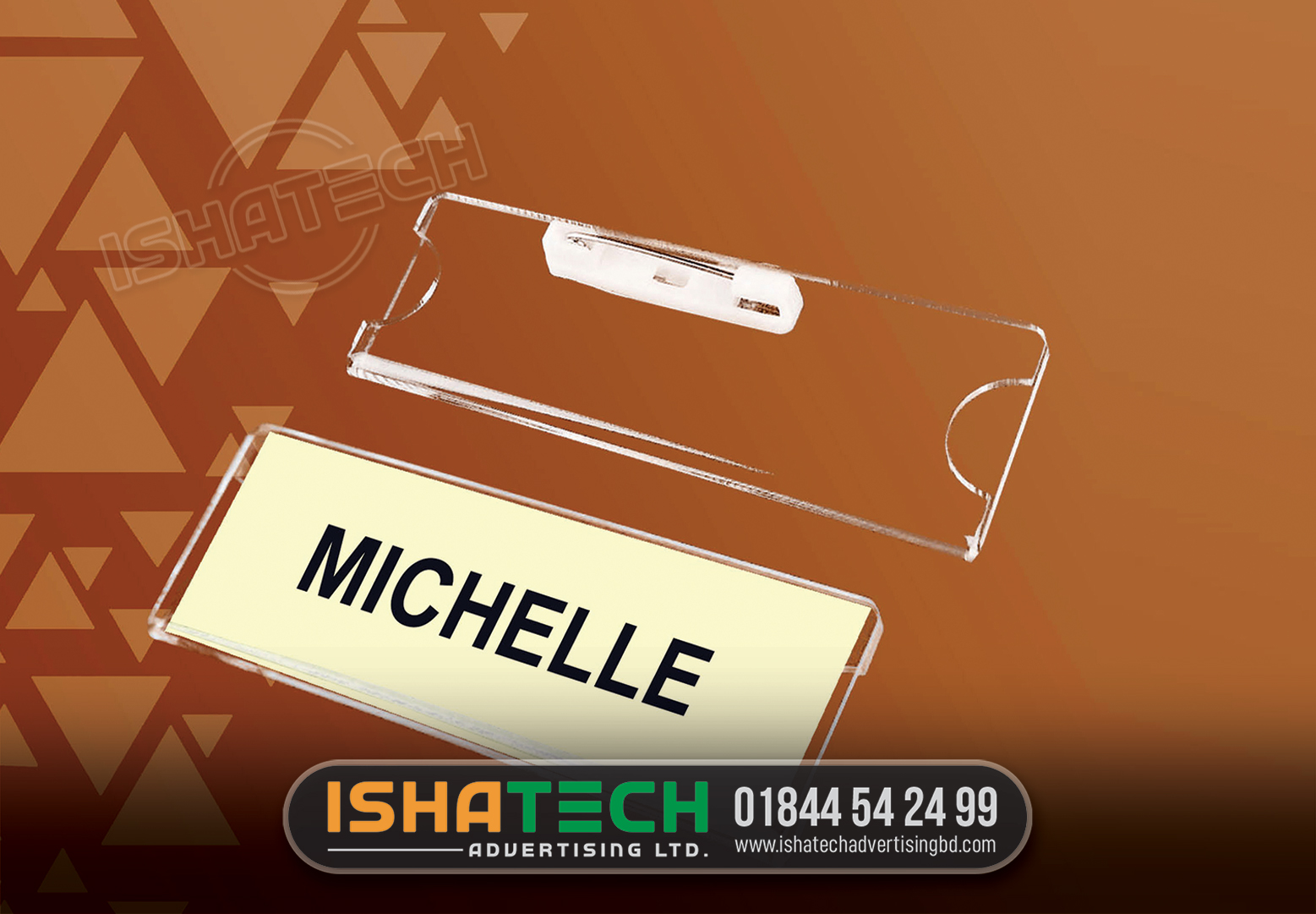 MICHELLE OFFICE NAME PALTE MAKING BY ISHATECH ADVERTISING LTD