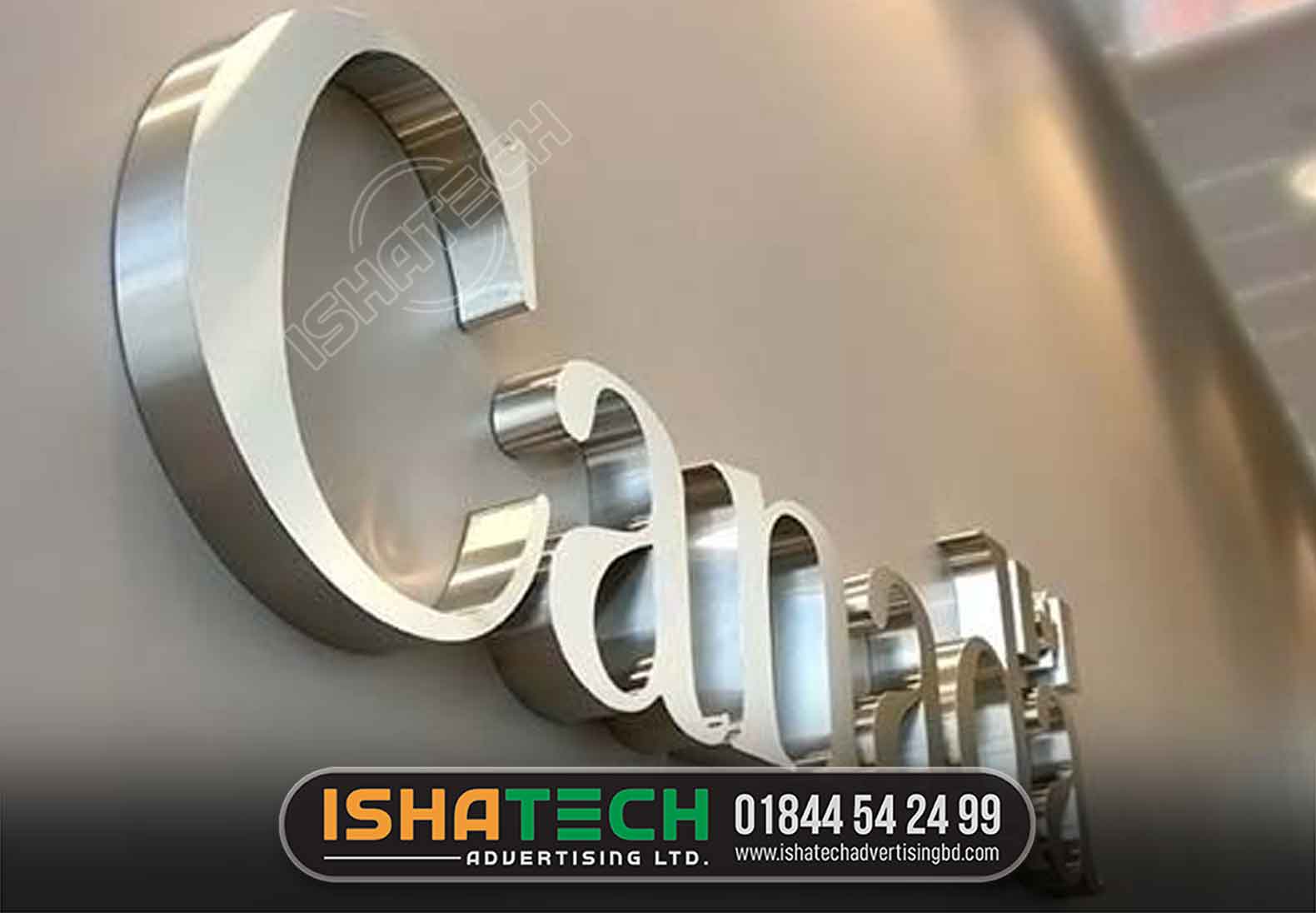 CANADIAN SS METAL LETTER SIGNAGE FACTORY IN DHAKA BANGLADESH