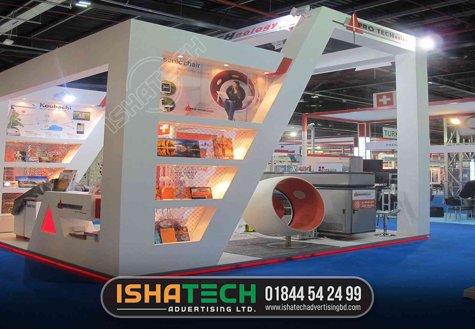 Exhibition Stand Fabrication And Booth Interior Design In Bangladesh