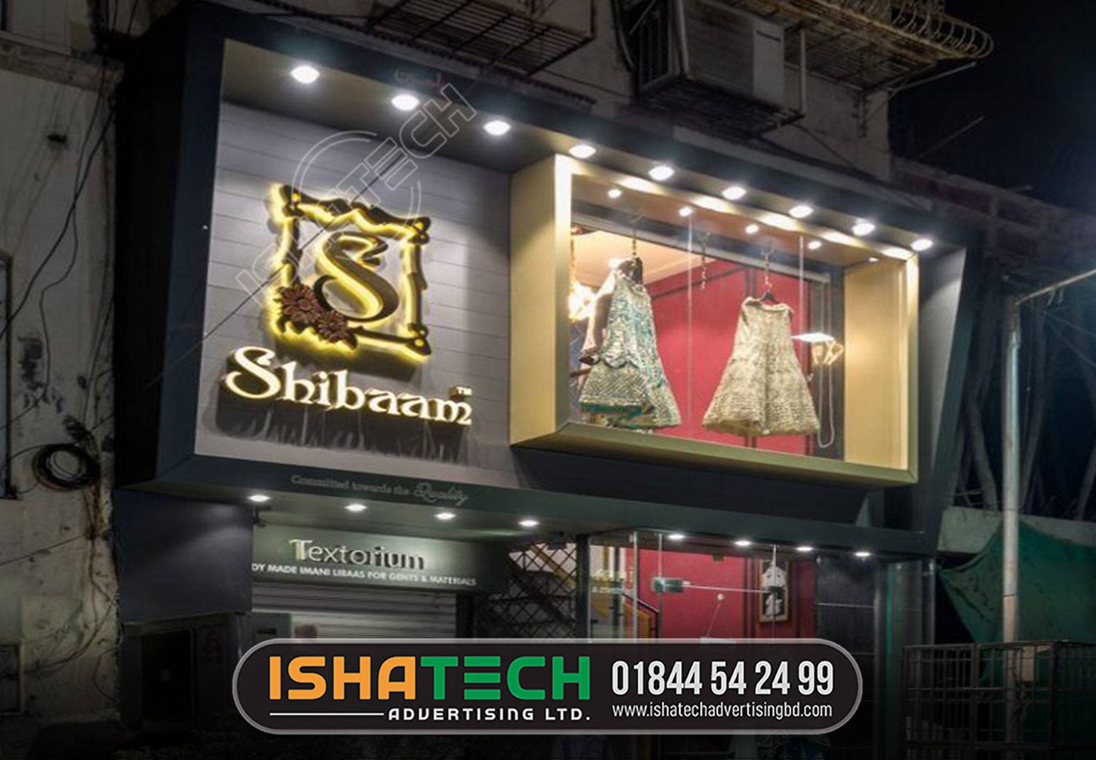 FASHIONABLE STORE LOGO AND LED SIGNS BD