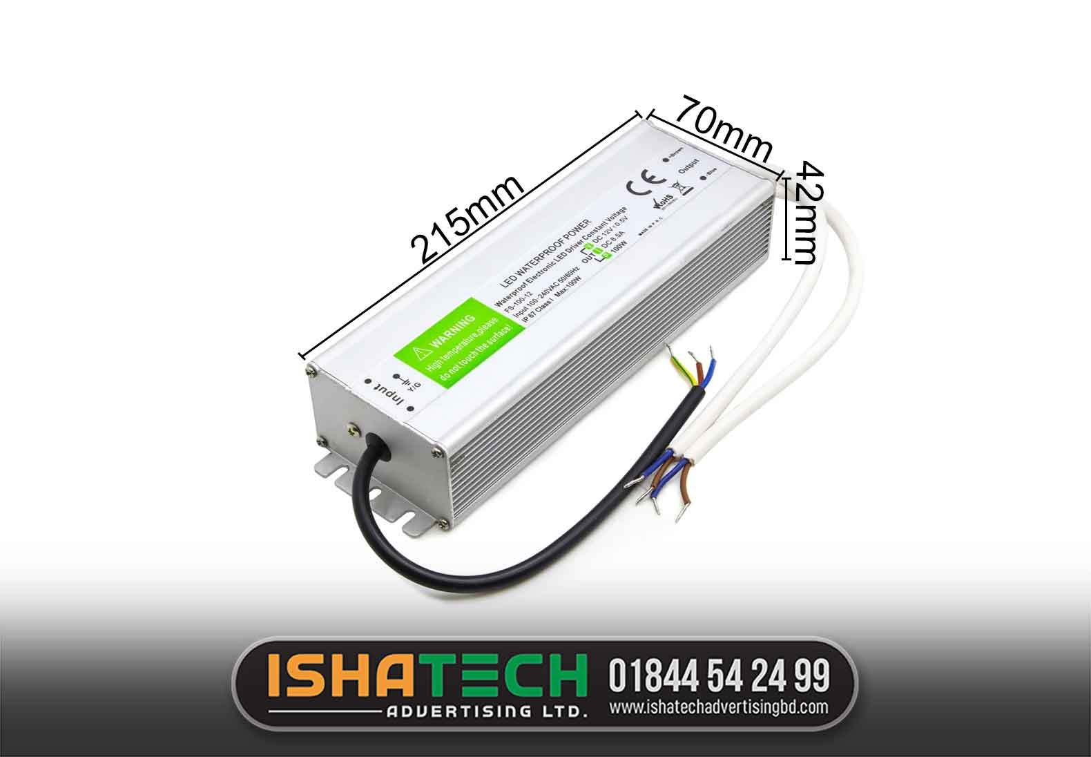 China Waterproof LED Power Supply, Power Supply Slim Waterproof 12V DC 36W IP67 85-264V, These Heavy Duty Outdoor Waterproof Power Supply Converters are used to power constant voltage outdoor LED Strip lights and Modules.