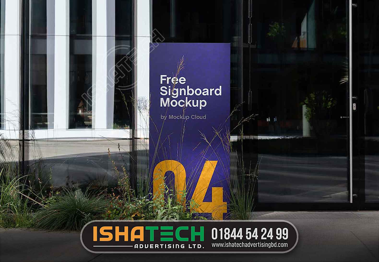 OFFICE OUTDOOR SIGNBOARD DESIGN AND MAKING BD