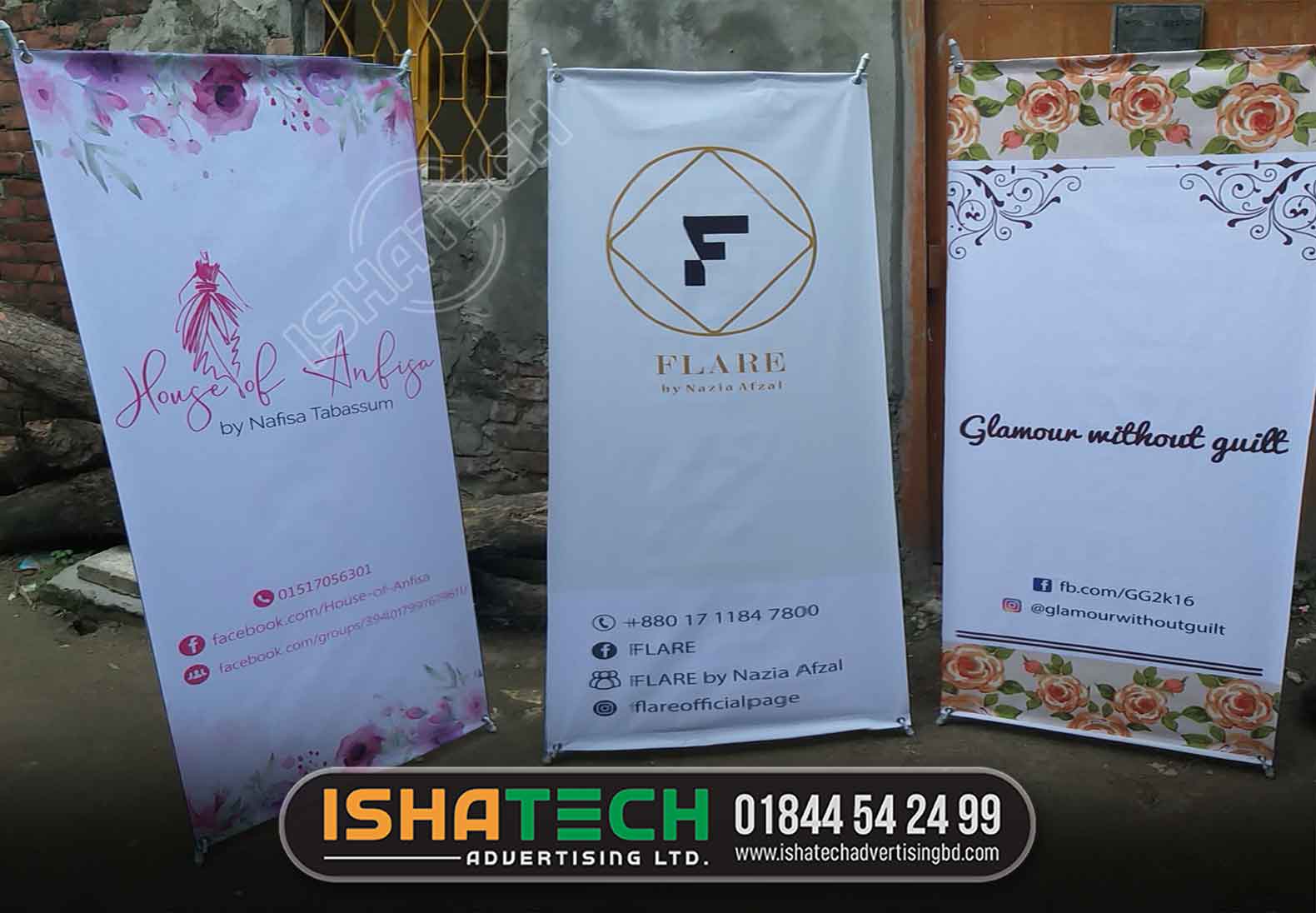 X-Shaped Banner Stands - Dhaka