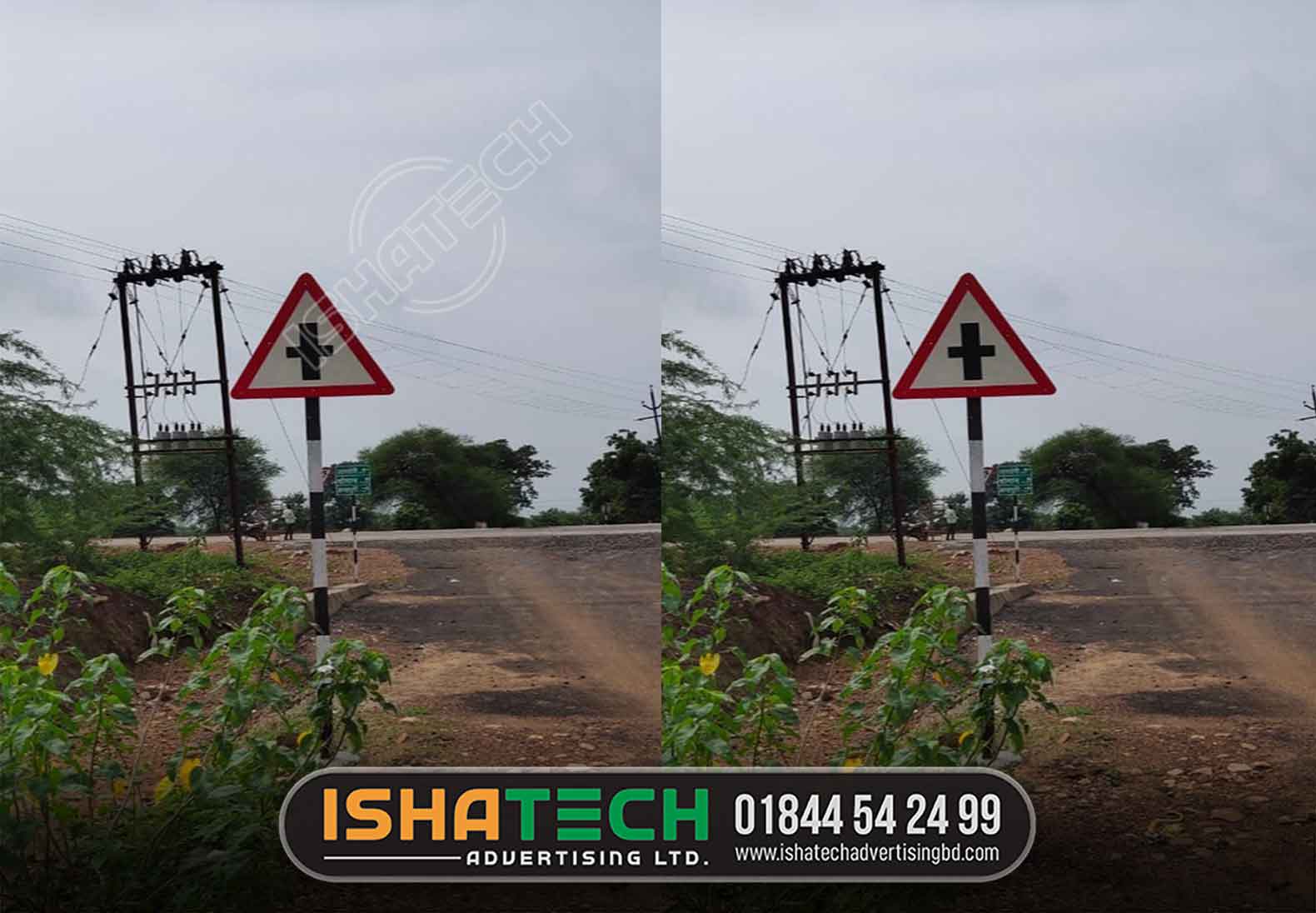 Steel Matte Roadside Signage Boards, For Commercial price in Dhaka, Bangladesh