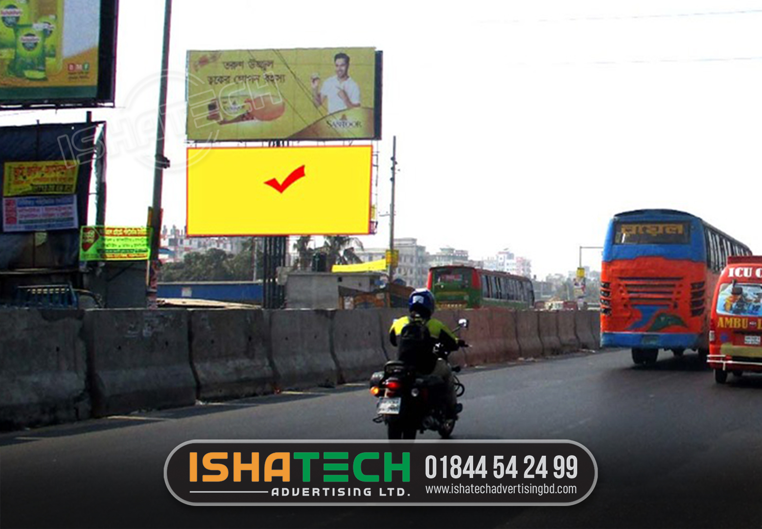 DHAKA CHITTAGONG HIGHWAY OUTDOOR LED BILLBOARD ADS IN DHAKA, BANGLADESH