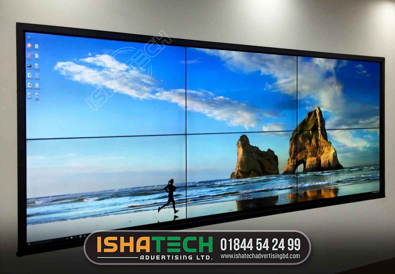 P1.86 led panel indoor SMD rental led panel 480x480mm. Advertising, Shopping Guide, School, Exhibition, station, hospital, building wall ect any place which needs advertising price in Bangladesh