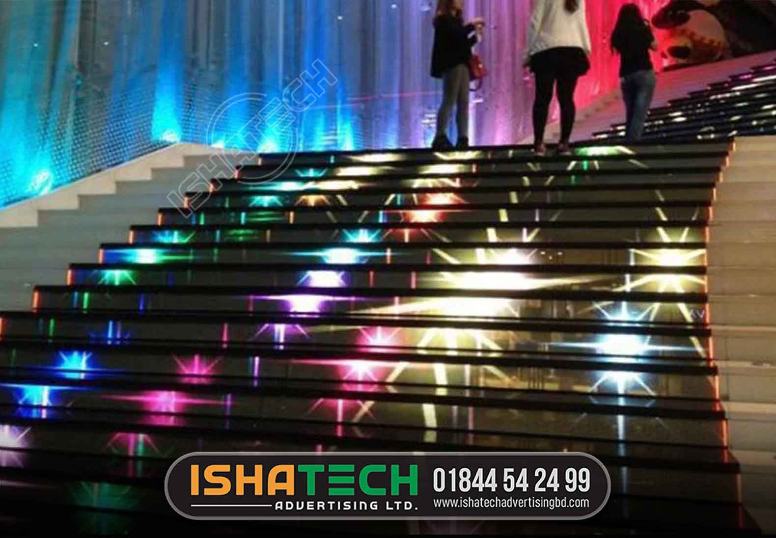 LED Display white paper for architects & designers | shopping mall stair video advertising bd, best led signboard and billboard maker and manufacturer agency in Dhaka Bangladesh