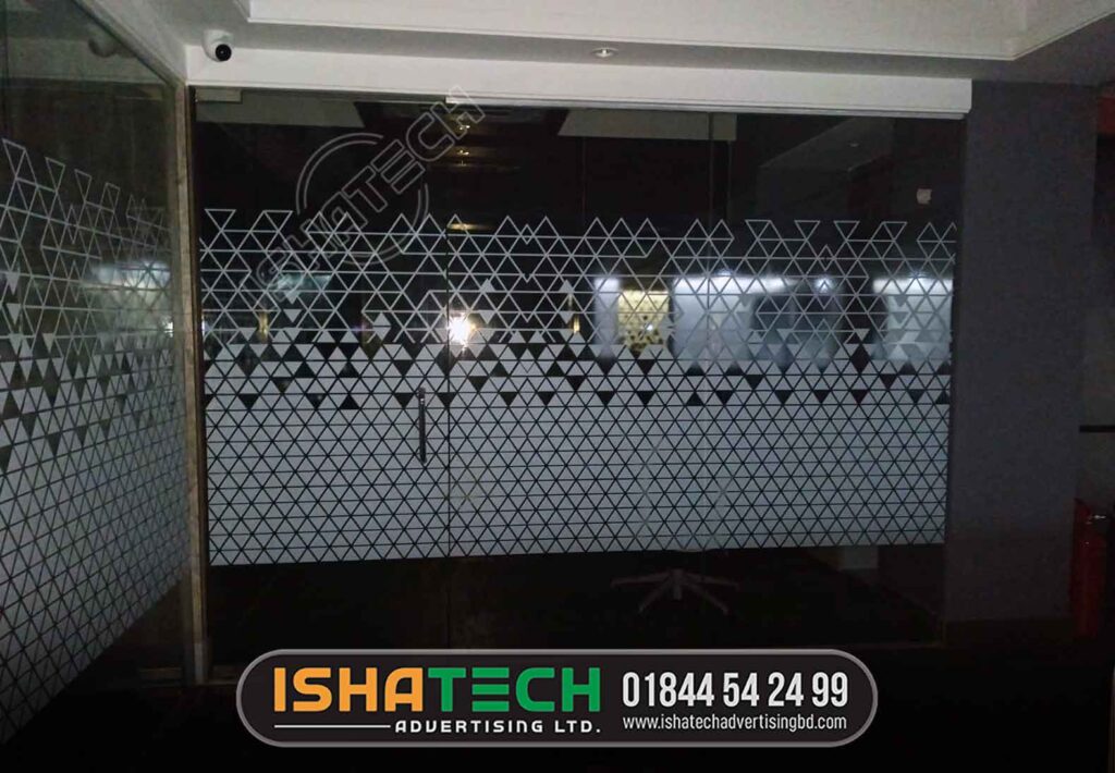 Transparent PVC Office Glass Film