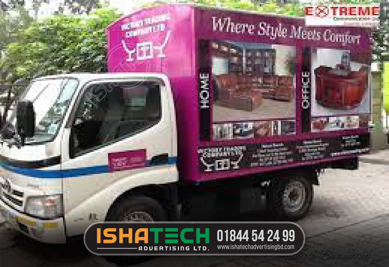 Car, Bus Advertising Bangladesh by Ishatech Advertising