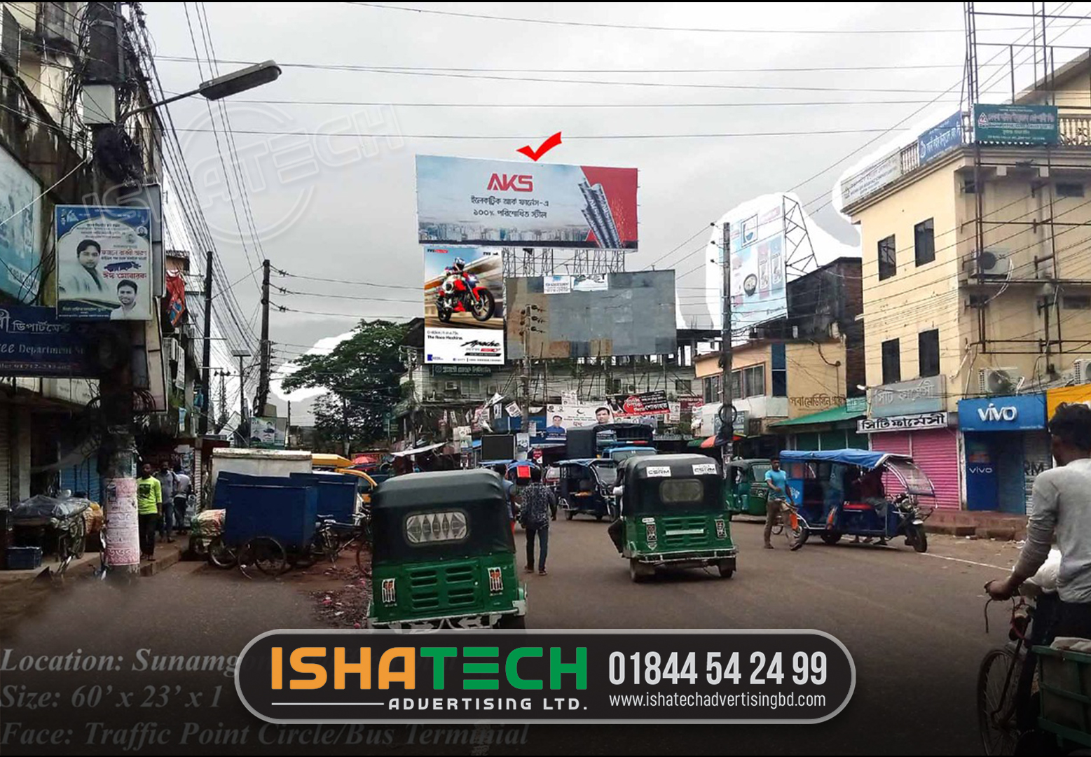 Billboard advertising involves displaying large-format advertisements on prominent outdoor structures, such as billboards, digital screens,