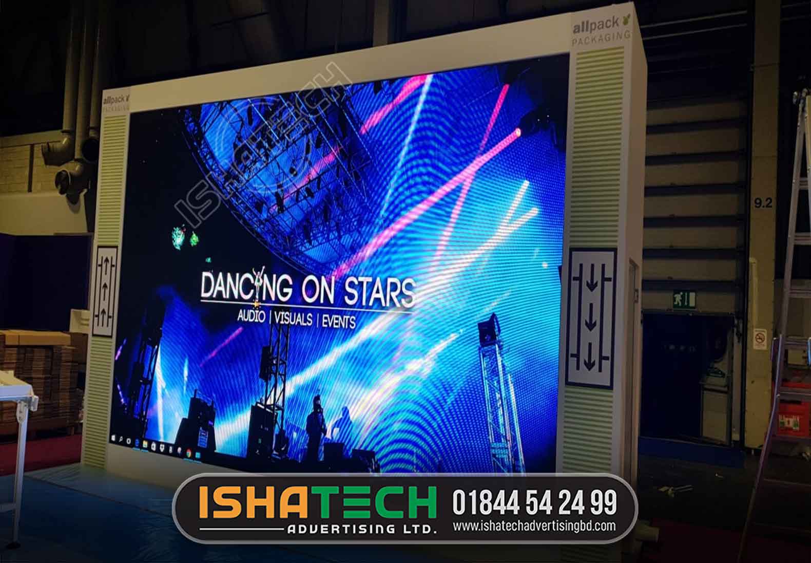 Indoor Stage LED Screen Events Rental Full Color LED Video Wall BD