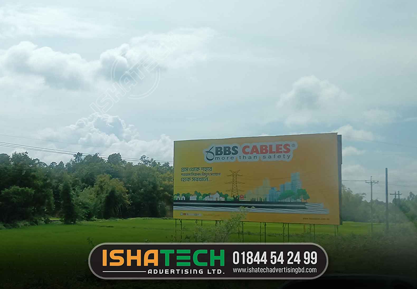 BBS CABLES OUTDOOR BILLBOARD ADVERTISING, BBS Cables Brand & Communication Strategy, Outdoor Digital TV Advertising Screens, Signs & Billboards, Electronic billboard