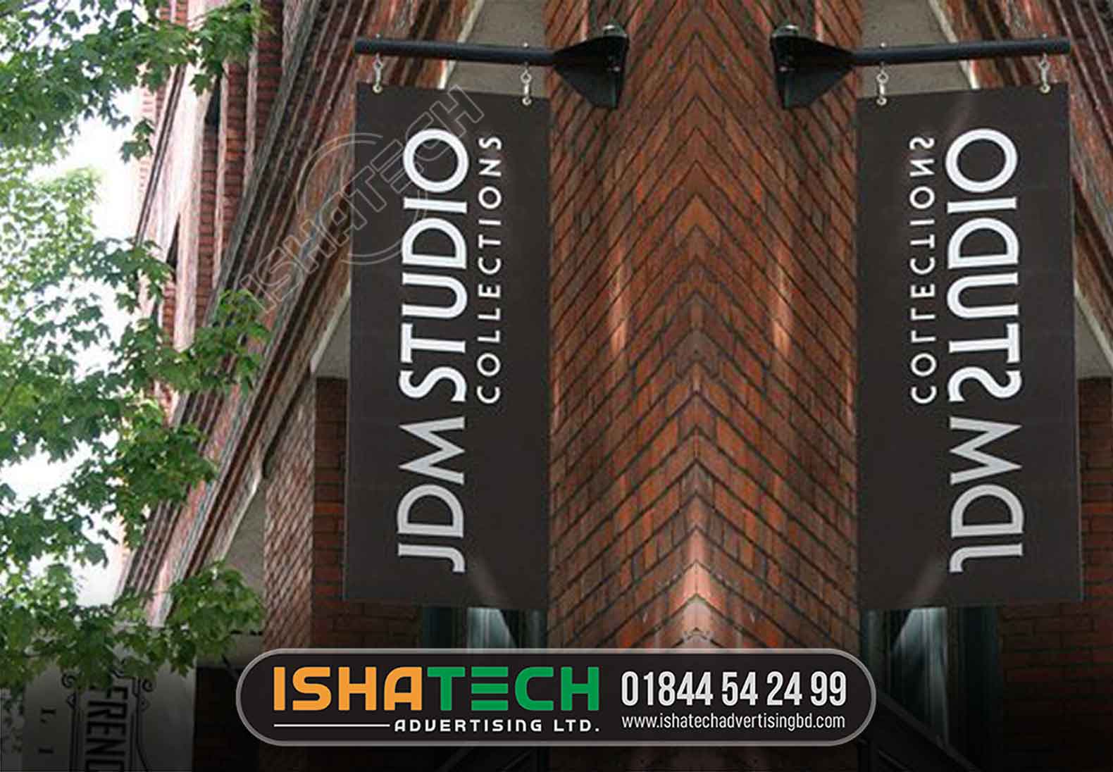 JDM STUDIO OUTDOOR VERTICAL ACRYLIC LETTER SIGNBOARD, PANA SIGNBOARD DESIGN AND MAKING BY ISHATECH ADVERTISING LTD