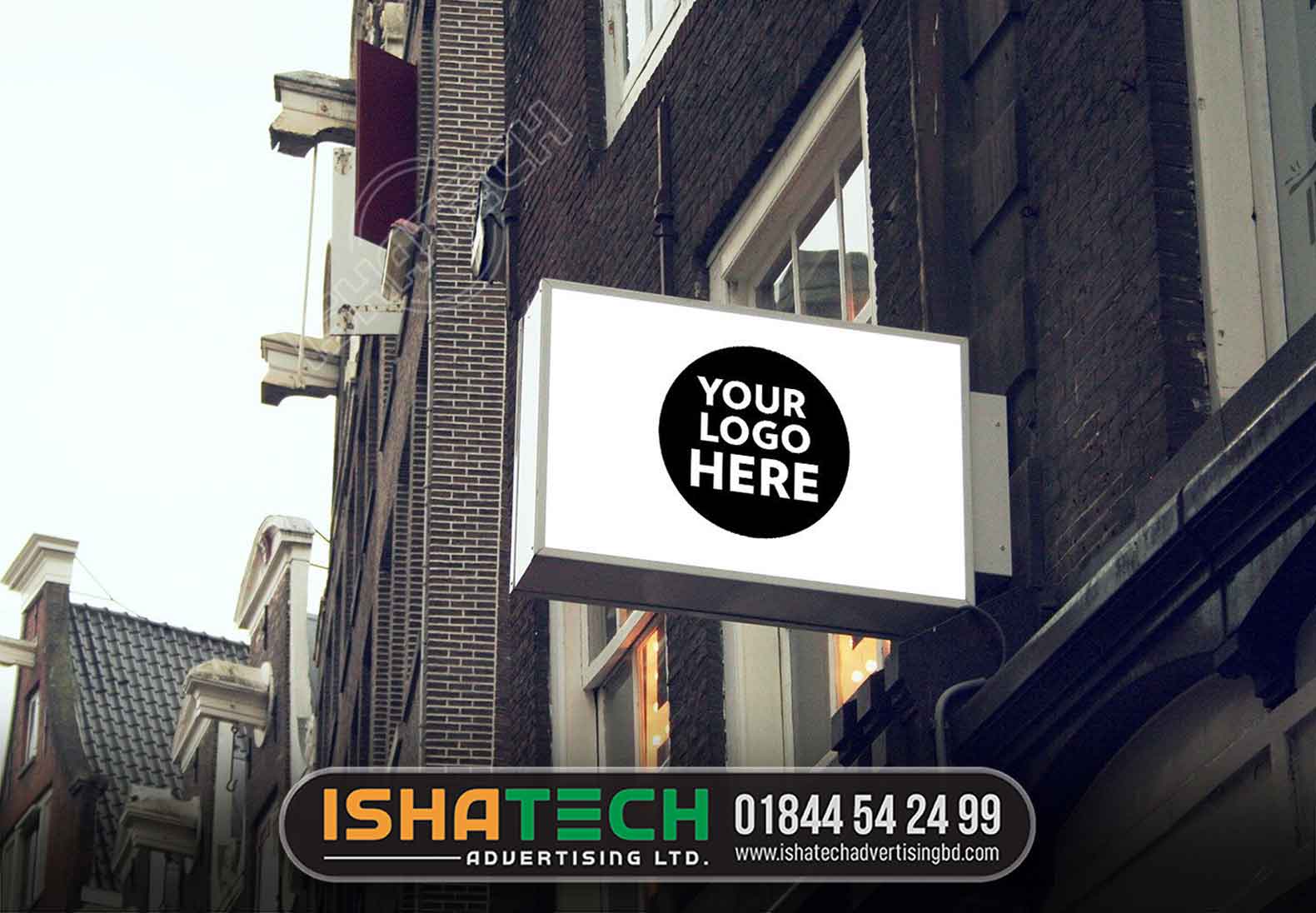 LOGO LED SIGND FOR SHOP, RESTAURANT SIGNS IN DHAKA, BANGLADESH. THE SAMPLE CREATE BY ISHATECH ADVERTISING LTD