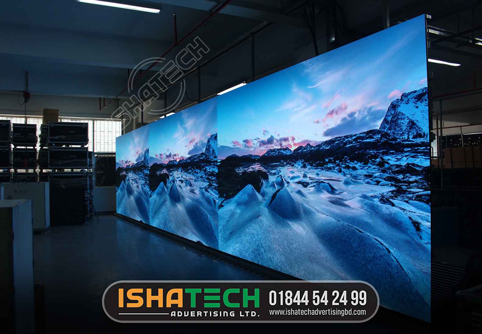 Wall Mounted Indoor Full Color Led Display Screen 2.5mm 160 Degree MANUFACTURER AND SUPPLIER BD