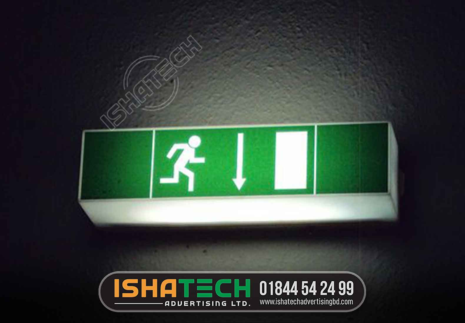 Exit lights are also known as exit lights, exit instructions, exit signs, exit signs are instructions, leading to the exit door, emergency exit, helping in an emergency, people can quickly orient to the direction of the exit, the fastest way to escape.