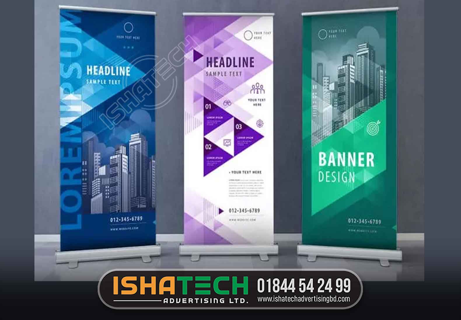 X Banner Stand 5fit by 2fit, X