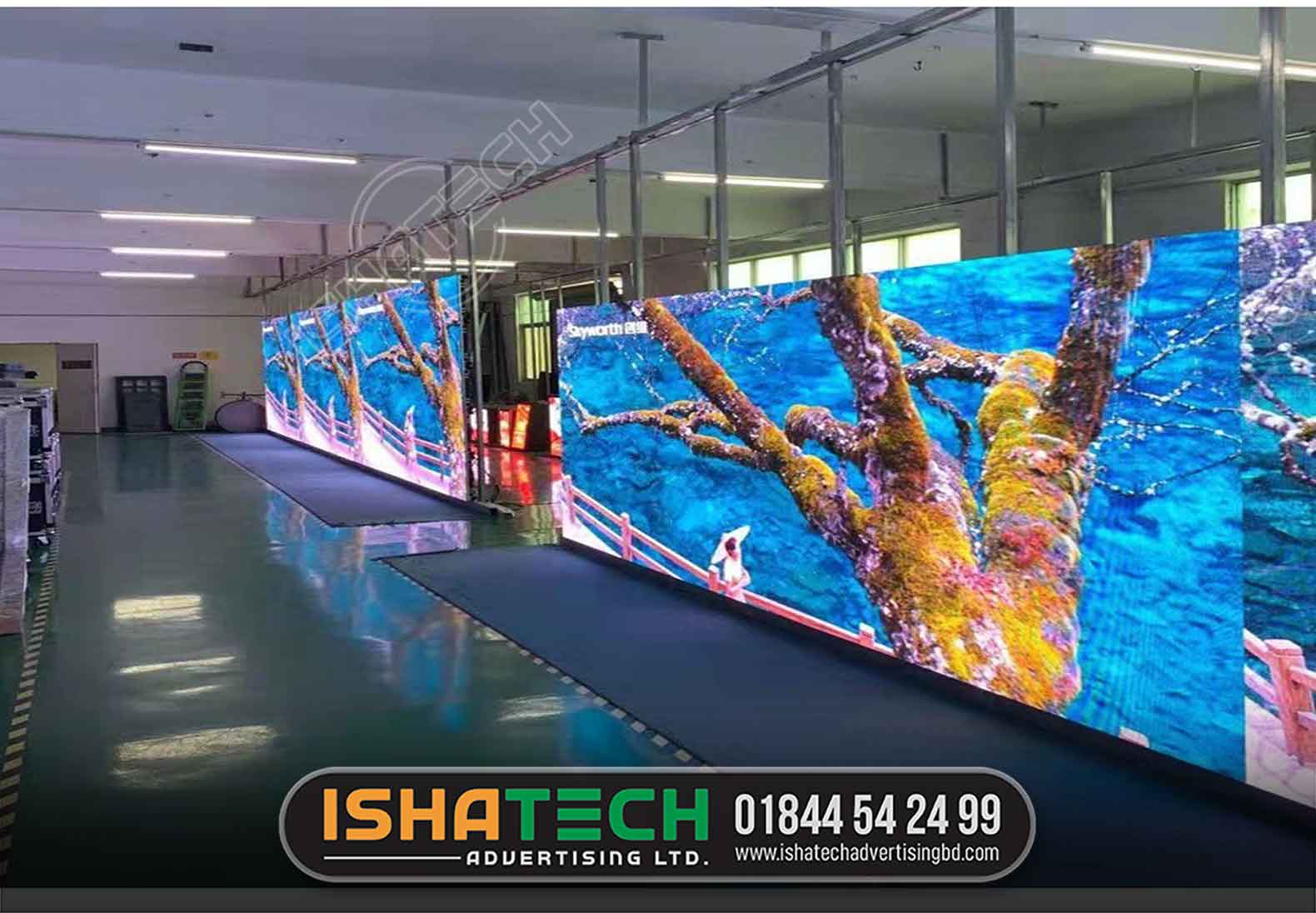 HD Indoor Full Color LED Display Screen P3.91 Indoor LED Screen 2 by 3 Meters LED Screen in Dhaka BD