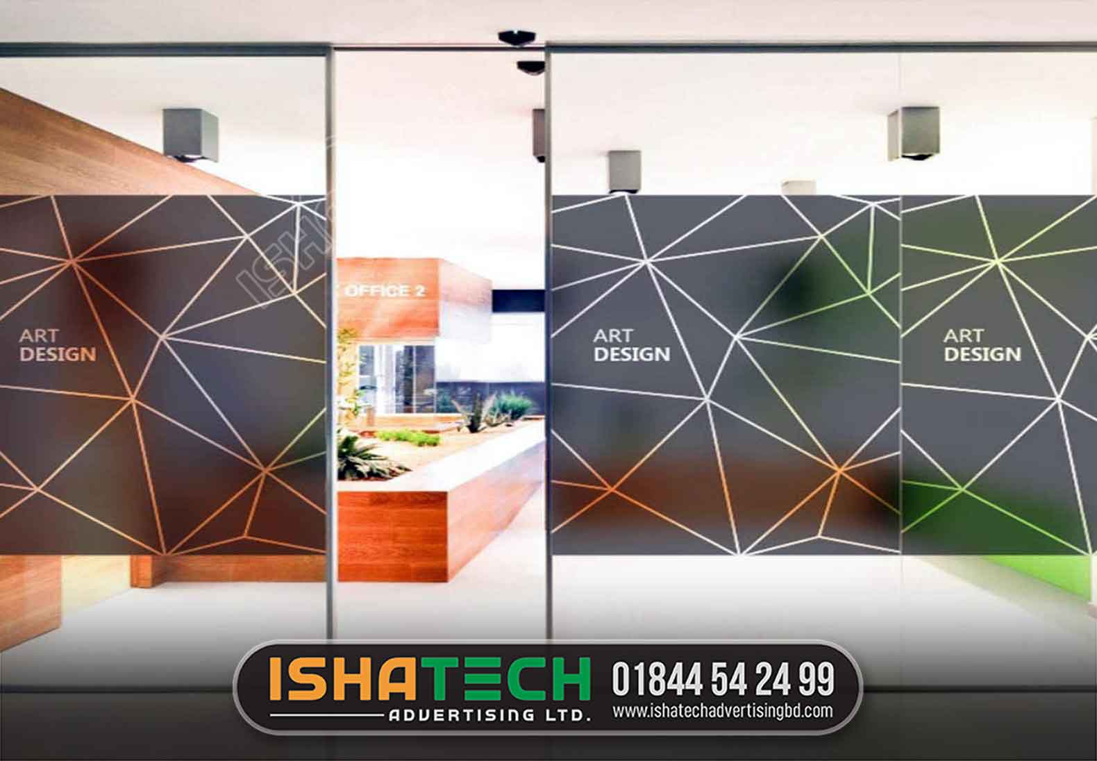 GLASS, Frosted Glass Sticker, Wall Stickers Price in Bangladesh