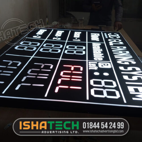 COUNTDOWN LED TIMER PARKING SIGN BOARD